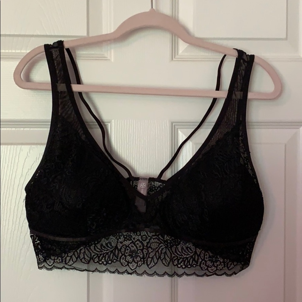 Black bralette 1X